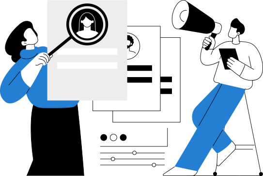 RECRUITのイラスト